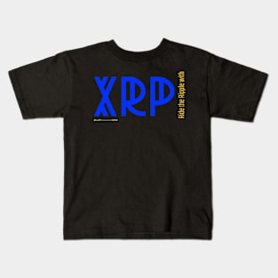 Ride the Ripple with XRP Kids T-Shirt